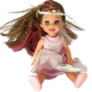 Vintage Barbie Magic of Pegasus Kelly Cloud Princess Fairy Doll Mattel Pink 2005